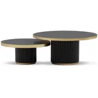 Xl Moebel Gmbh Designer Table Basse Set 2x Tables Basses Clinique Acier Inoxydable Meuble Table