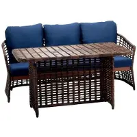 AEA Außenmöbel Gartenlounge Rattanmöbel Freizeitmöbel Outdoor-Möbel Tisch 2tlg