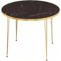 AEA Schwarzer Holz-Couchtisch im modernen Design