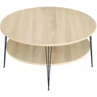 AEA Eleganter brauner Couchtisch aus Holz mit stilvollem Design