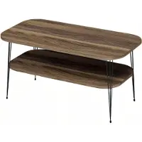 Xl Moebel Gmbh Eleganter brauner Couchtisch aus Holz für modernes Wohnzimmer