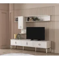 Xl Moebel Gmbh Komplette TV Ständer Schrank RTV Lowboard Wohnzimmer Regale Weiß Holz