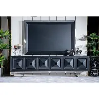 AEA Wohnzimmer TV schrank tv fernseher stander schrank lowboard Schwarz