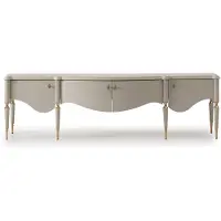 AEA Sideboard RTV Lowboard TV Ständer Beige Holz Wohnzimmer Tisch Schrank