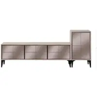 Xl Moebel Gmbh Sideboard TV Ständer RTV Lowboard Weiß Holz Tisch Möbel Wohnzimmer