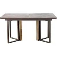 AEA Esszimmertisch Esstisch Tisch Essecke Esszimmer Holz Holztisch Grau