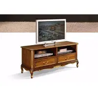 AEA Klassischer Brauner TV-Ständer Hochwertiges Sideboard Wohnzimmer Möbel