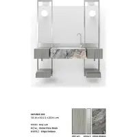 AEA Gris salle de bain lavabo robinetterie salle de bain meubles style italien Nouveau