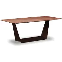 AEA Eleganter brauner Esstisch aus Holz für modernes Zuhause