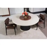 Xl Moebel Gmbh Table à manger en bois – Idéale pour une salle à manger moderne et confortable.