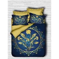 L'essentiel Maison , Adal- PRL1239, Or, Couettes, dessus de couette et taie d'oreiller : 100 % micro-satin polyester