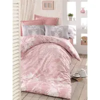 L'essentiel Maison , Adal- PRL2262, Rose, Couettes, 100 % coton renforcé