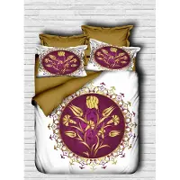 L'essentiel Maison , Adal- PRL1238, Marron, Couettes, Dessus de couette et taie d'oreiller : 100 % micro-satin polyester