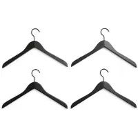 HAY Smooth Coat Hanger - Lot de 4 Slim | Standard
