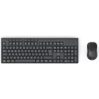 Hama 00173056 WKM-200 Ensemble clavier-souris sans fil noir