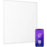 Klarstein Radiateur Infrarouge Mural Intelligent, Chauffage Infrarouge 360W, Panneau Chauffant Infrarouge, APP Mobile, Radiateur Electrique Extra Plat, Salle de Bain, Sans CO2, Faible Conso d'Energie