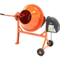 OEM Bétonnière 63 litres 27,5 tr/min 650 W 230 V Mélangeur Mélangeur à ciment Mélangeur