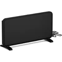 Blumfeldt radiateur infrarouge 2000 W - mural/sur pied, graphène, appli &tactile, thermostat, IP24, protection surchauffe/renversement, pour pièces jusqu'à 20 m², noir