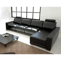 AEA Ledersofa mit USB Wohnlandschaft Ecksofa Eck Garnitur Design Modern Sofa A1121C