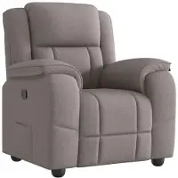 vidaXL Fauteuil relax Taupe Tissu