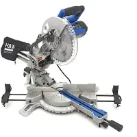 HBM Scie radiale 254 x 70 mm, scie à tronçonner, scie à tirer avec laser