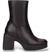 Wonders pour femme. H-49101_5121_5792 Bottines en cuir Lady 101 Noir (41), 5 à 8 cm, Fermeture éclair, Casuel