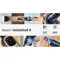 Bosch BCS931GAC, Aspirateur balai, Sans sac, Graphite, 0,4 l, Sec, HEPA