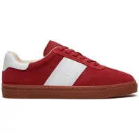 Timberland Lisbon Street Trainer, chaussures de sport pour hommes, couleur rouge foncé/blanc, taille 41