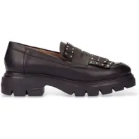 Wonders pour femme. A-4315_5716_5792 Mocassins BONES 15 Noir (38), Cuir, 1 à 3 cm, Aucun, Casuel