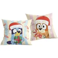 Halantex Bluey Weihnachts Dekokissen 40x40 cm (40 x 40 cm)