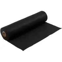 Creativ Company Craft felt, W: 45 cm, thickness 1,5-2 mm, 180-200 g, black, 5 m/ 1 roll (500 x 45 cm)