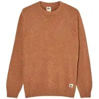 Quiksilver - Pull confortable - Slow Song Neppy Sweater Rawhide en Laine - Taille L - Marron