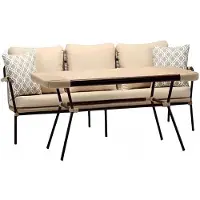 AEA Außenmöbel Rattanmöbel Freizeitmöbel Outdoor-Möbel Gartenlounge Tisch 2tlg