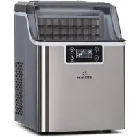 Klarstein Machine a Glacons, Machine à Glacons pour la Maison, Machine a Glacon 3,2 litres, Fonctionnement Rapide, Ice Maker 20kg de Glace, Petits et Grands Glaçons, Machines à Glaçons Autonettoyante