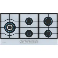 Klarstein Tables de Cuisson à Gaz, Plaque de Cuisson Gaz à 5 Brûleurs, Table de Cuisson Encastrable à 5 Feux de 11100W, Cuisiniere Gaz, Gaziniere Gaz avec Brûleurs en Acier Inoxydable, Cuisinières GPL