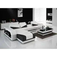 Xl Moebel Gmbh Ledersofa Couch Wohnlandschaft Ecksofa Eck Garnitur Design Modern Sofa G8018B