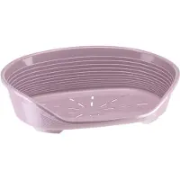 Ferplast Lit pour chien en plastique SIESTA DLX 6 rose 70,5x52x23,5cm FP