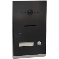 Ritto RGE2015130 Listo RGE2015130 Platine de rue TwHexagonal IP UP 1 bouton de sonnette