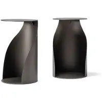 AEA Couchtisch Modern Luxus Doppel Rund Couchtisch Wohnzimmer Möbel Tisch