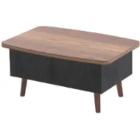 AEA Couchtisch Luxus Braun Design schwarz Modernes Material Holz