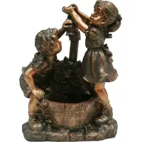 Ubbink Fontaine rustique MEMPHIS - Enfants à la fontaine