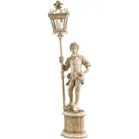 Casa Padrino Lampadaire baroque de luxe Lanterne beige antique 52 x 37 x H. 207 cm - Lampadaire somptueux de style baroque - Qualité de luxe - Italy