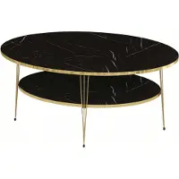 Xl Moebel Gmbh Moderner schwarzer Couchtisch aus Holz mit stilvollem Design