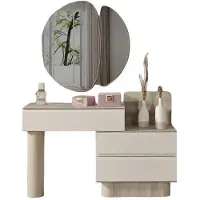 AEA Schminktisch mit Spiegel Designer Luxus Schlafzimmer Set 2 tlg Einrichtung