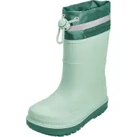 Playshoes Bottes en caoutchouc menthe / sapin / blanc