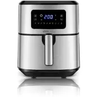 Ufesa Falcon, friteuse à air chaud de 6,5 litres, en acier inoxydable, avec technologie Air Pulse