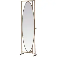 AEA Designer Beiger Standspiegel Wohnzimmer Designer Glasspiegel Möbel