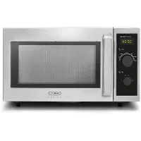 Caso CM1000, micro-ondes en céramique pour usage professionnel, 25 litres, 1000 watts, avec minuterie