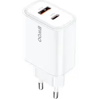 Wisam Chargeur de voiture CDA207, 36W, blanc, avec 1 port USB-A et 1 port USB-C