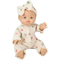 Heless Poupée bébé fille avec combinaison, collection "Cheeky Fruits" - 34 cm